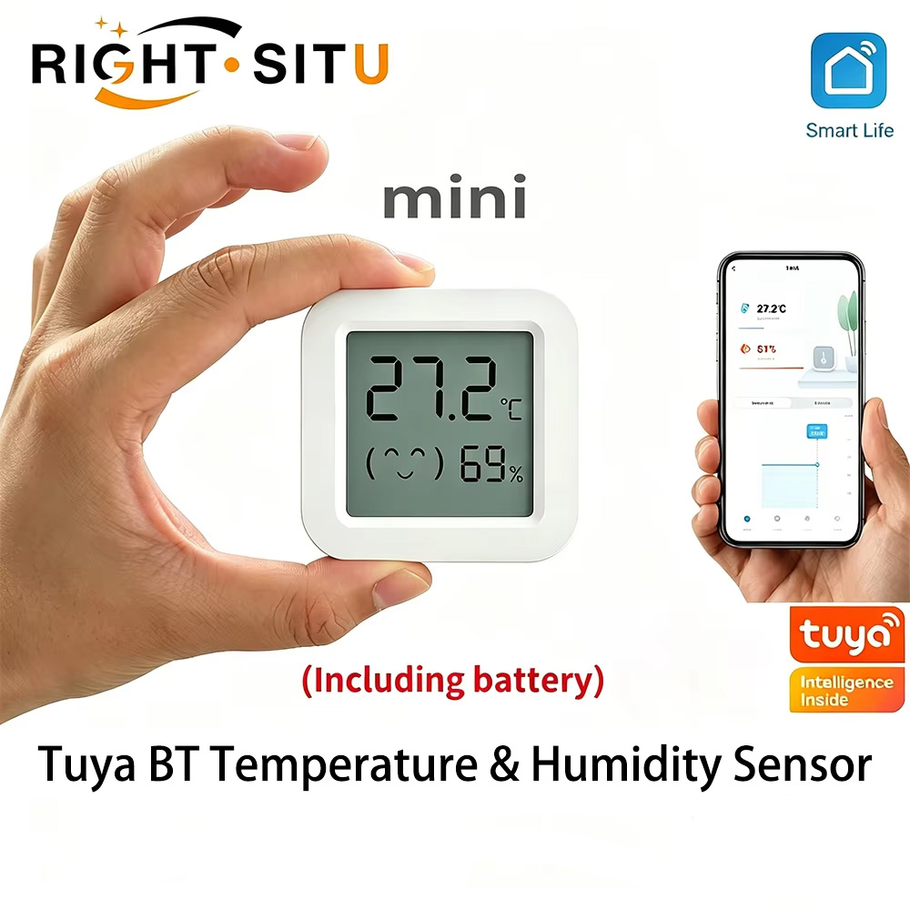 Digital Hygrometer Probe - Sensor Kelembapan Suhu Tuya Layar Digital