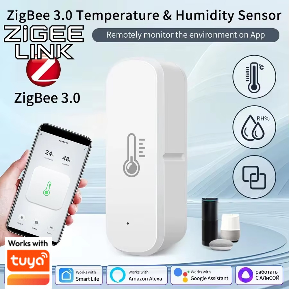 Sensor Kelembaban Suhu Zigbee  - Digital Hygrometer Probe ulasan dan harga
